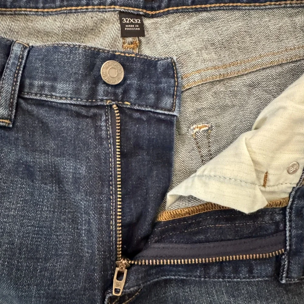 Banana Republic Athletic Fit Dark Wash Stretch Denim Jeans Mens Size 32x32 Pants